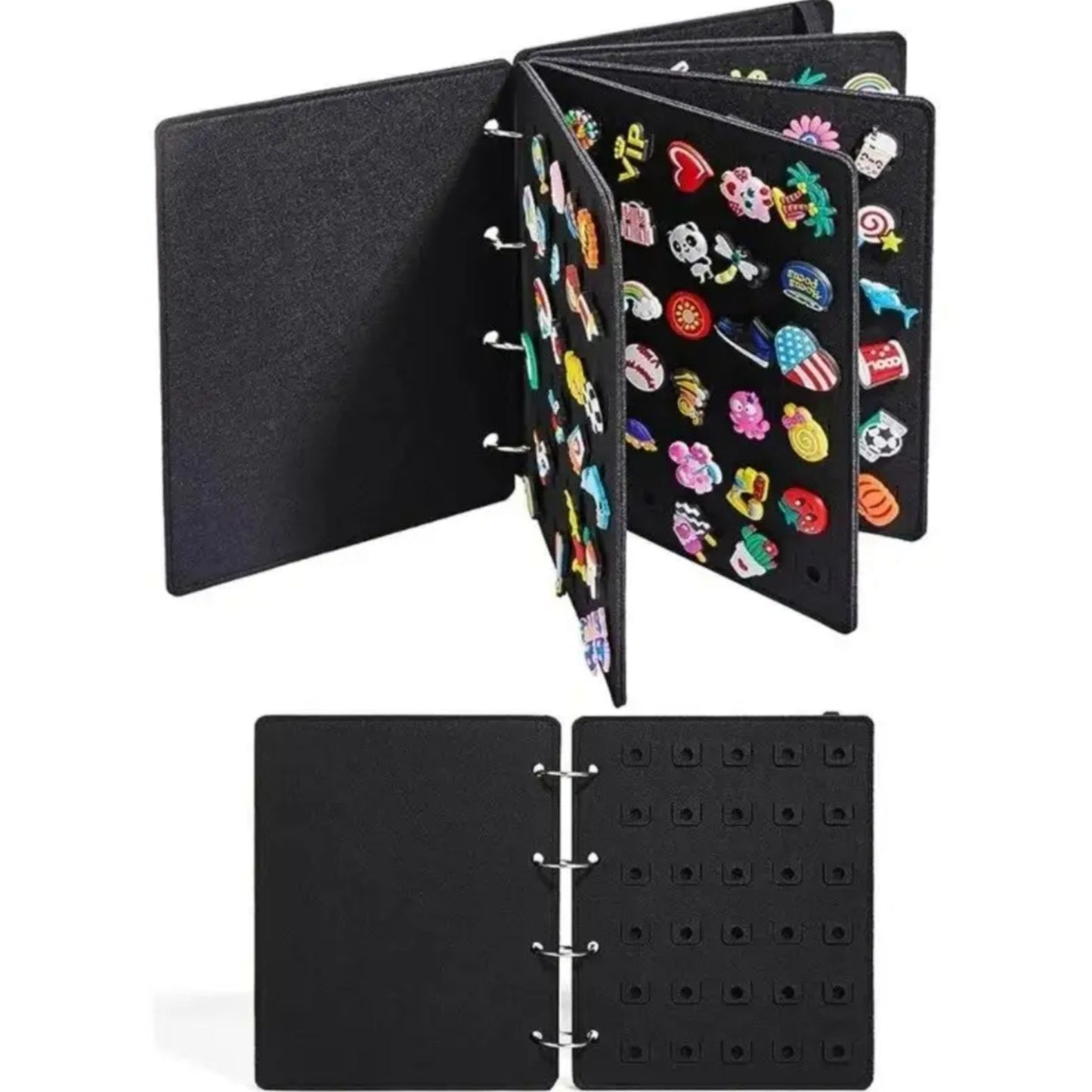 Jibbitz Flip Page Charm Organizer