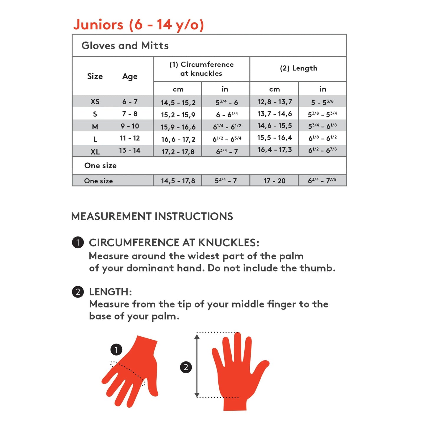 Junior Downhill WATERGUARD® Mittens - Black