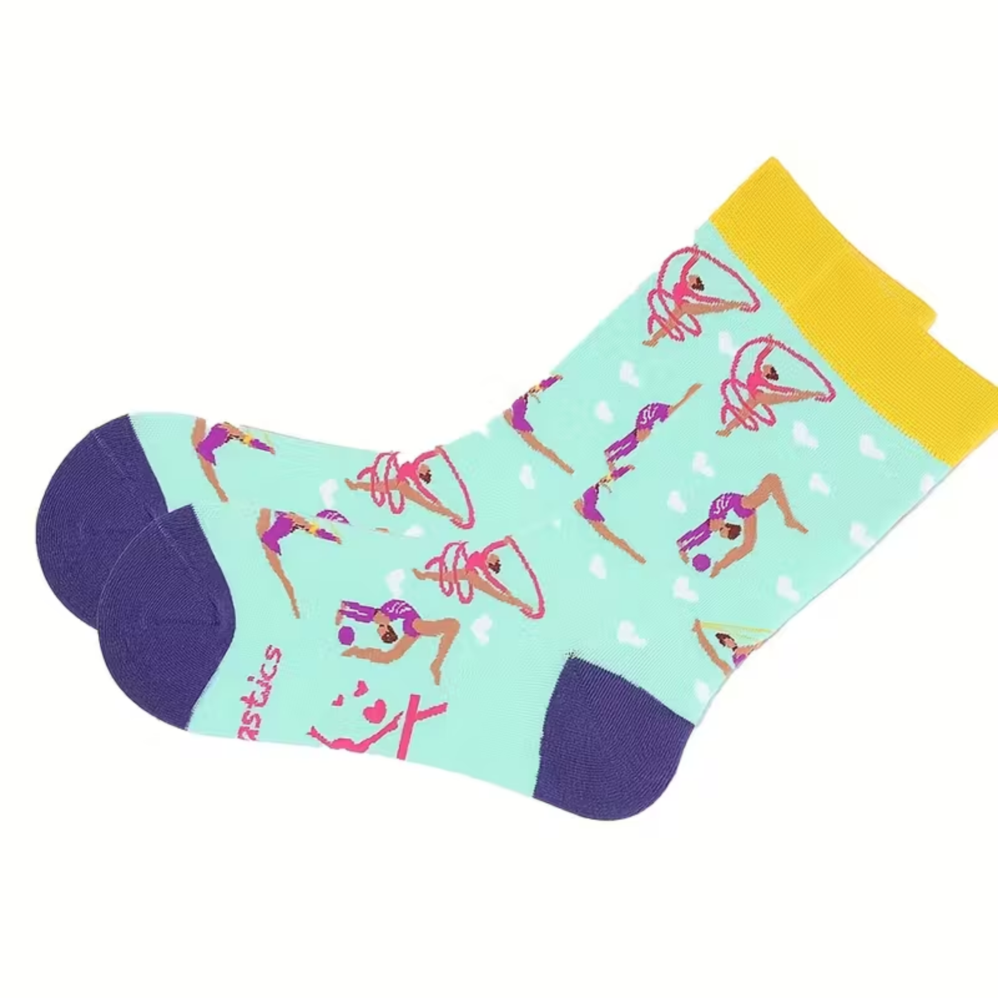 Just a Girl Who Loves Gymnastics Socks