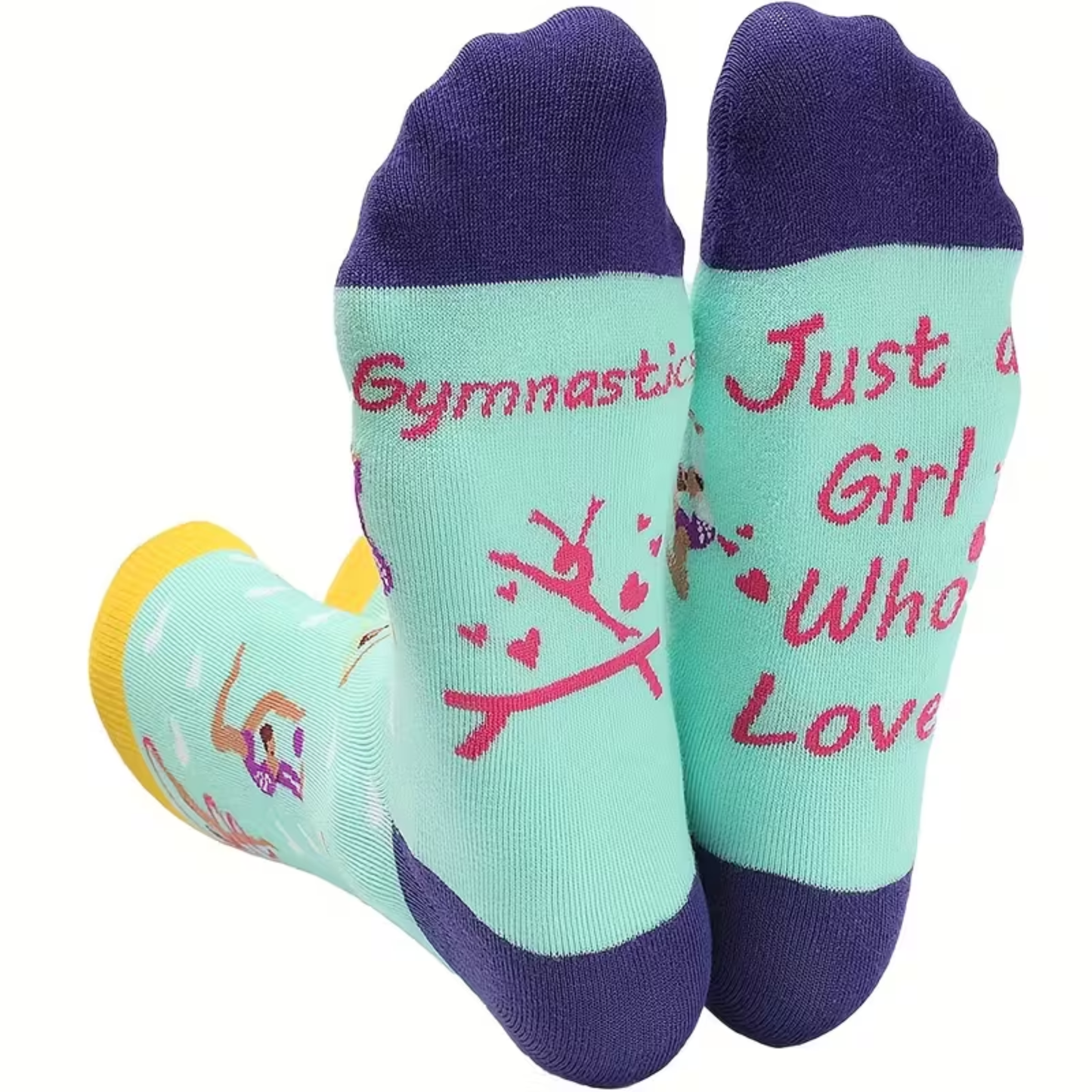 Just a Girl Who Loves Gymnastics Socks