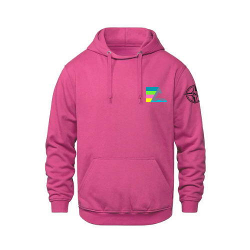 U12 Craigleith Kranjska Gora North Hooded Sweatshirt - Heliconia Pink