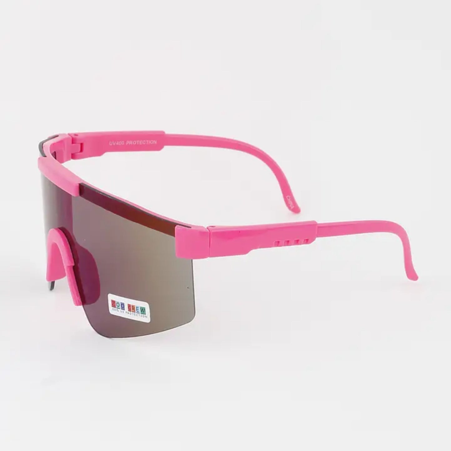 Kids Bright Polycarbonate Shield Sunglasses - Talk to the Hand