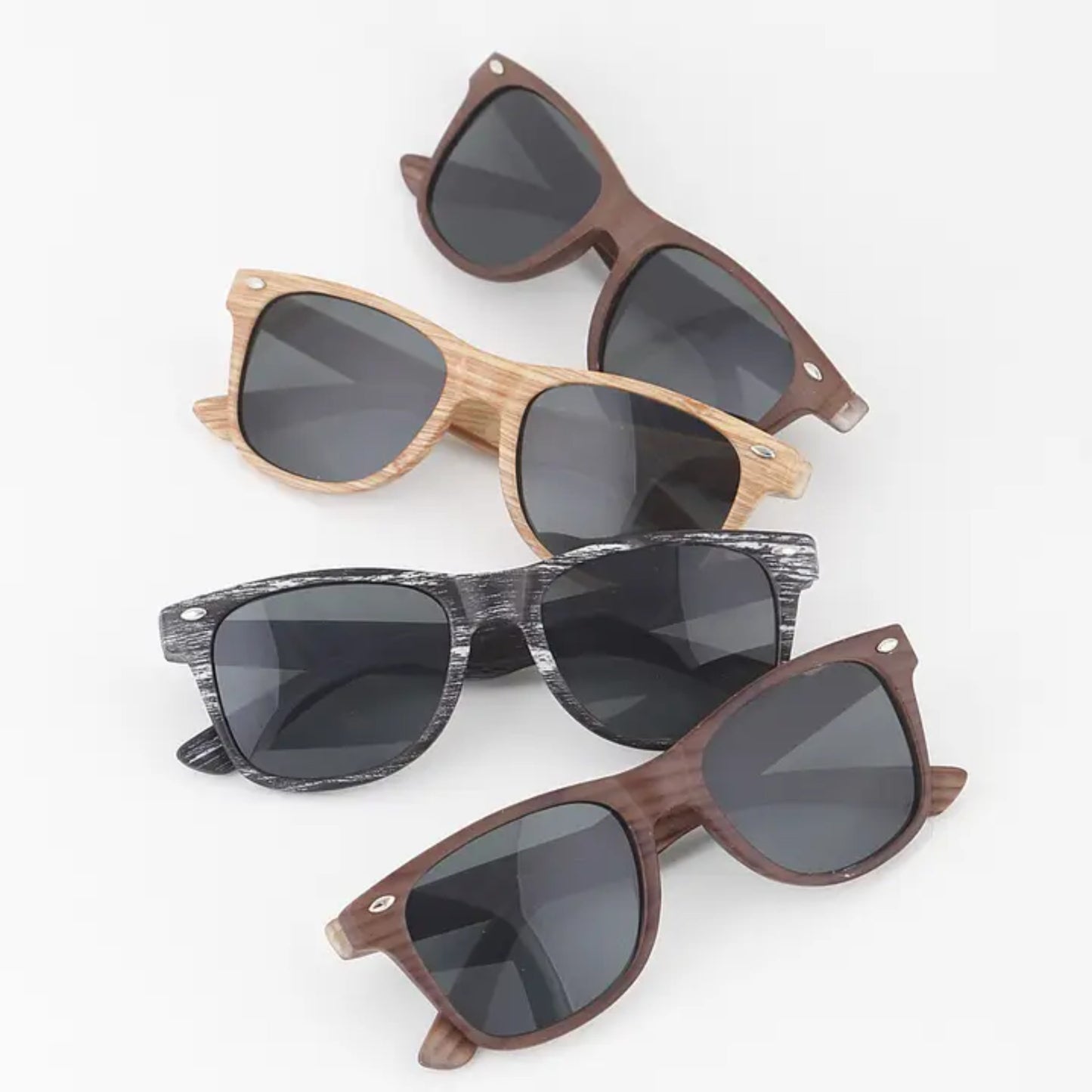 Kids Multi Wood Tinted Sunglasses - Sugar Maple