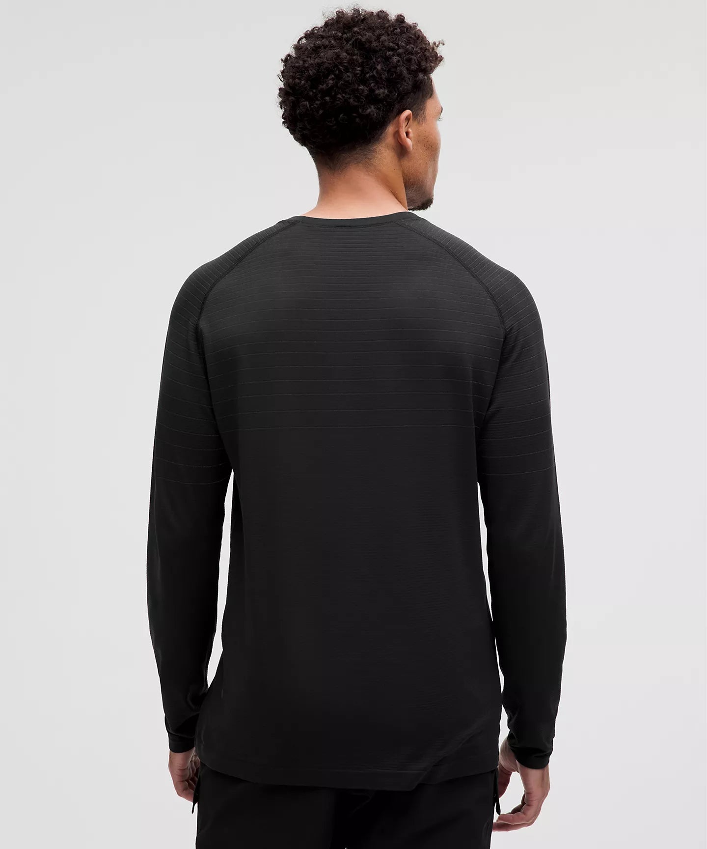 lululemon -  Metal Vent Tech Long-Sleeve Shirt *Glow Stripe - Black / Black