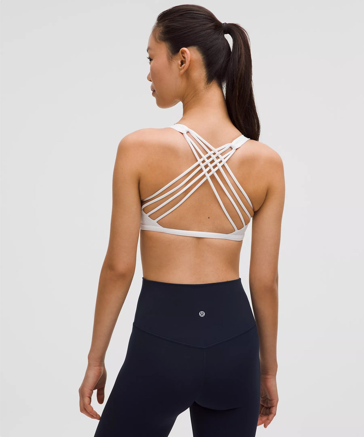 Altitude x lululemon -  Free to Be Bra - Wild *Light Support, A/B Cup - White