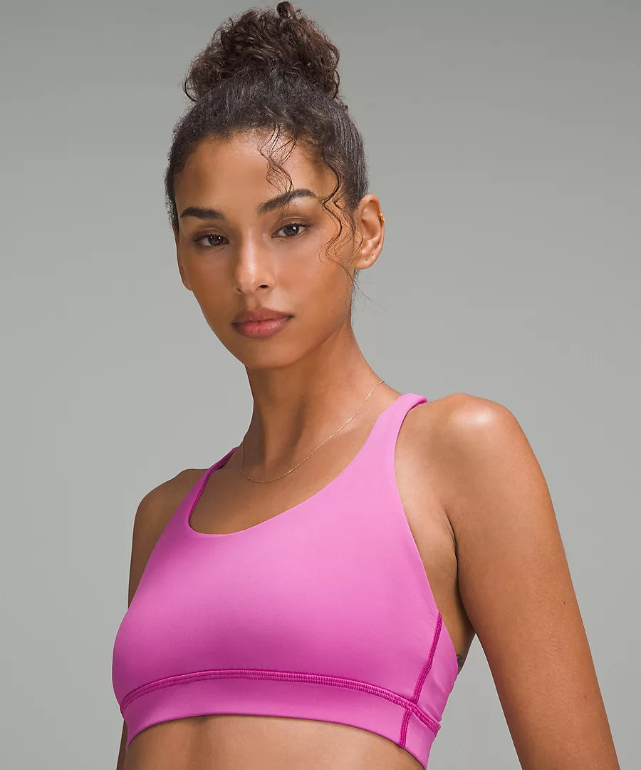 lululemon Energy Bra *Medium Support, B–D Cups - Pow Pink Tone