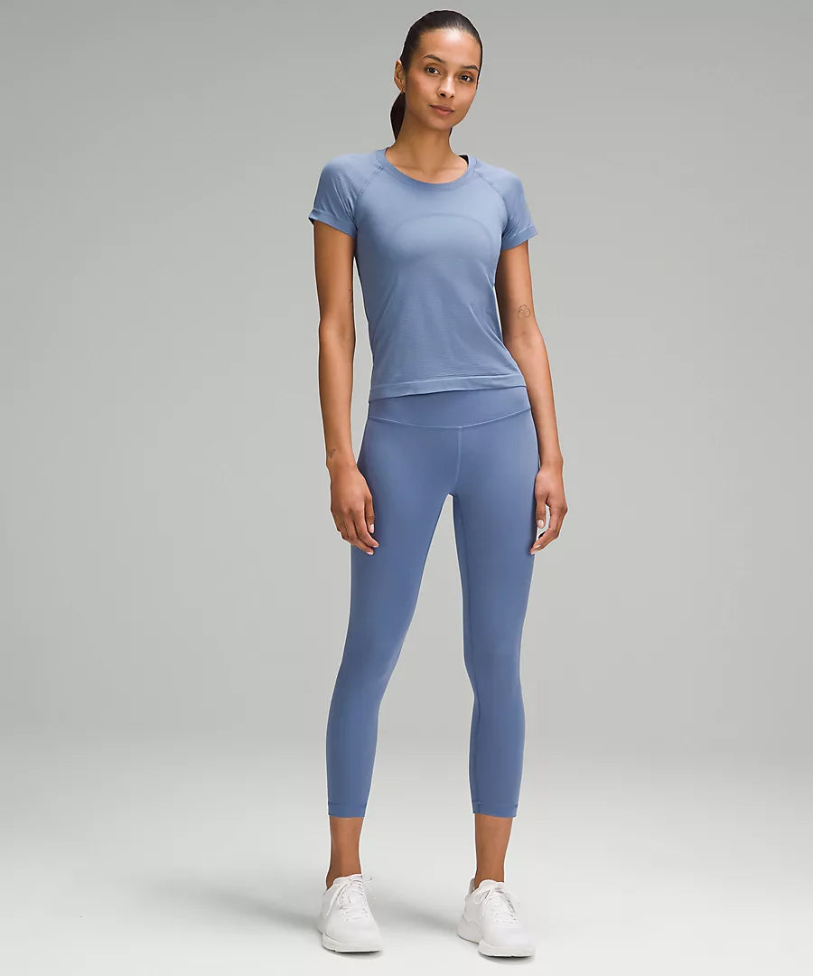 Swiftly Tech Short Sleeve Shirt 2.0 *Race Length - Oasis Blue / Oasis Blue