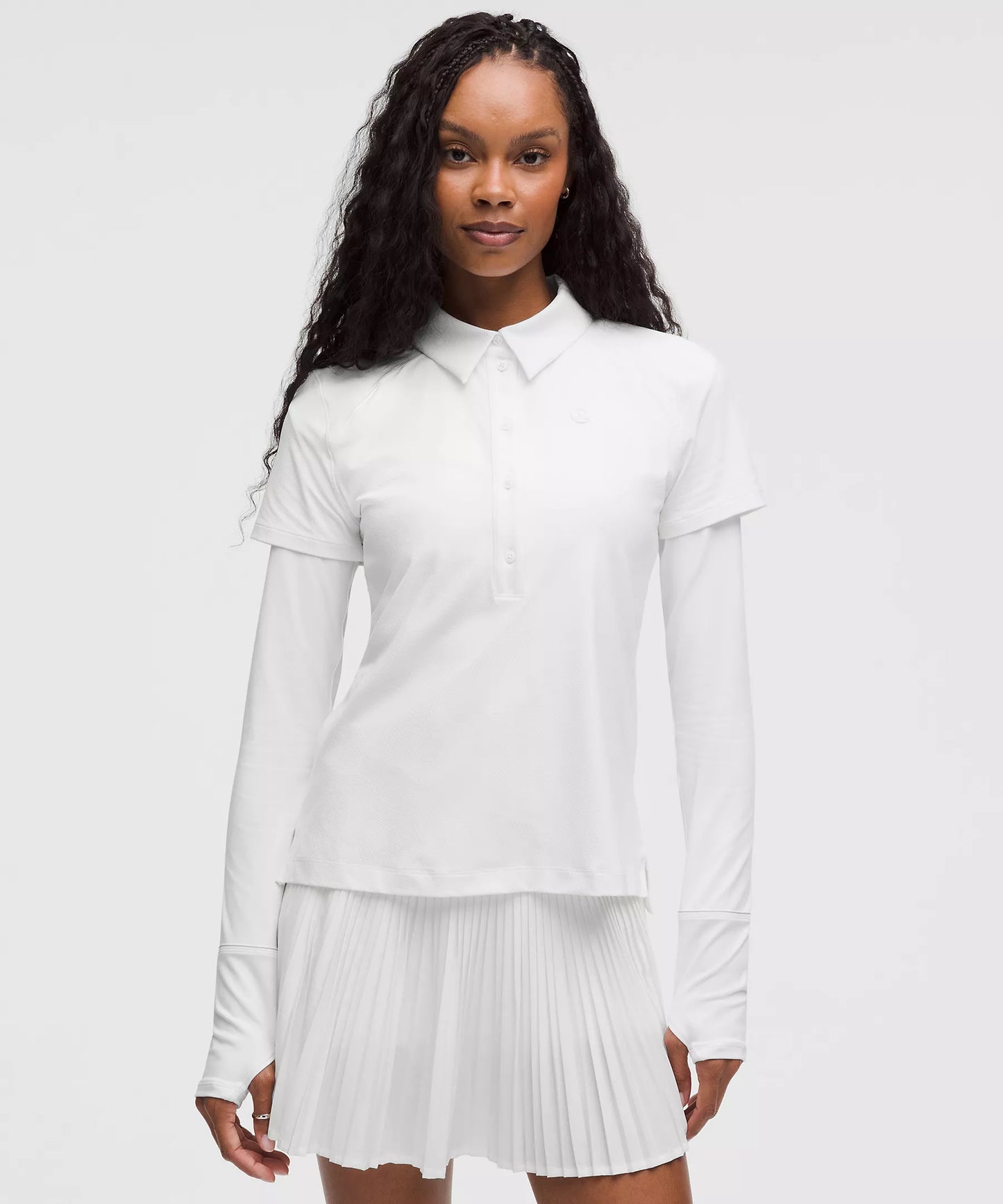 lululemon - Quick-Dry Short-Sleeve Polo Shirt Straight Hem - White