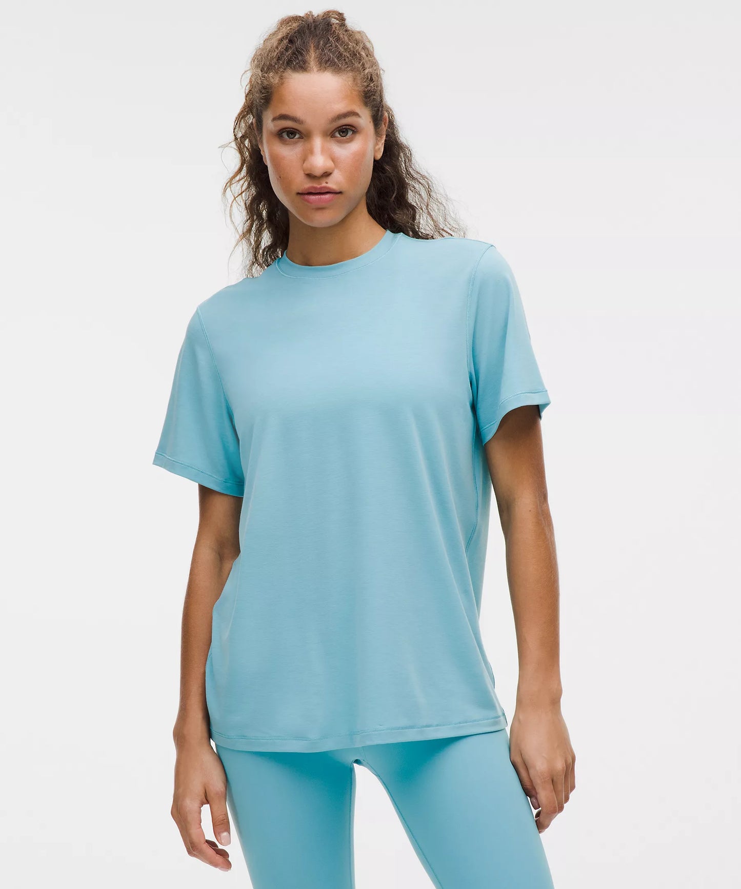 lululemon - Jersey Training Short-Sleeve Shirt - Washed Blue