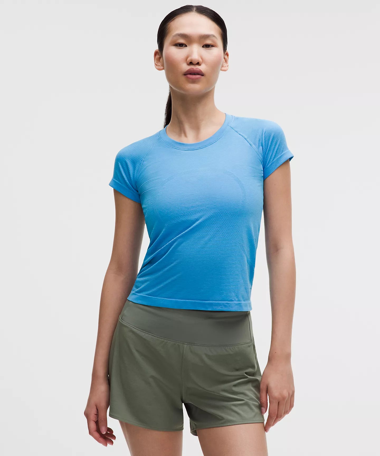 lululemon -  Swiftly Tech Short-Sleeve Shirt 2.0 (Waist Length) - Ocean Wave / Ocean Wave