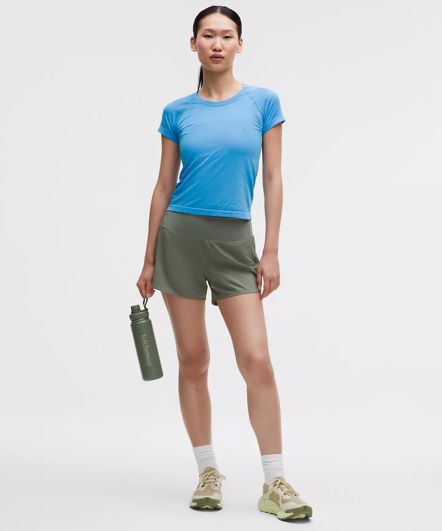 lululemon -  Swiftly Tech Short-Sleeve Shirt 2.0 (Waist Length) - Ocean Wave / Ocean Wave