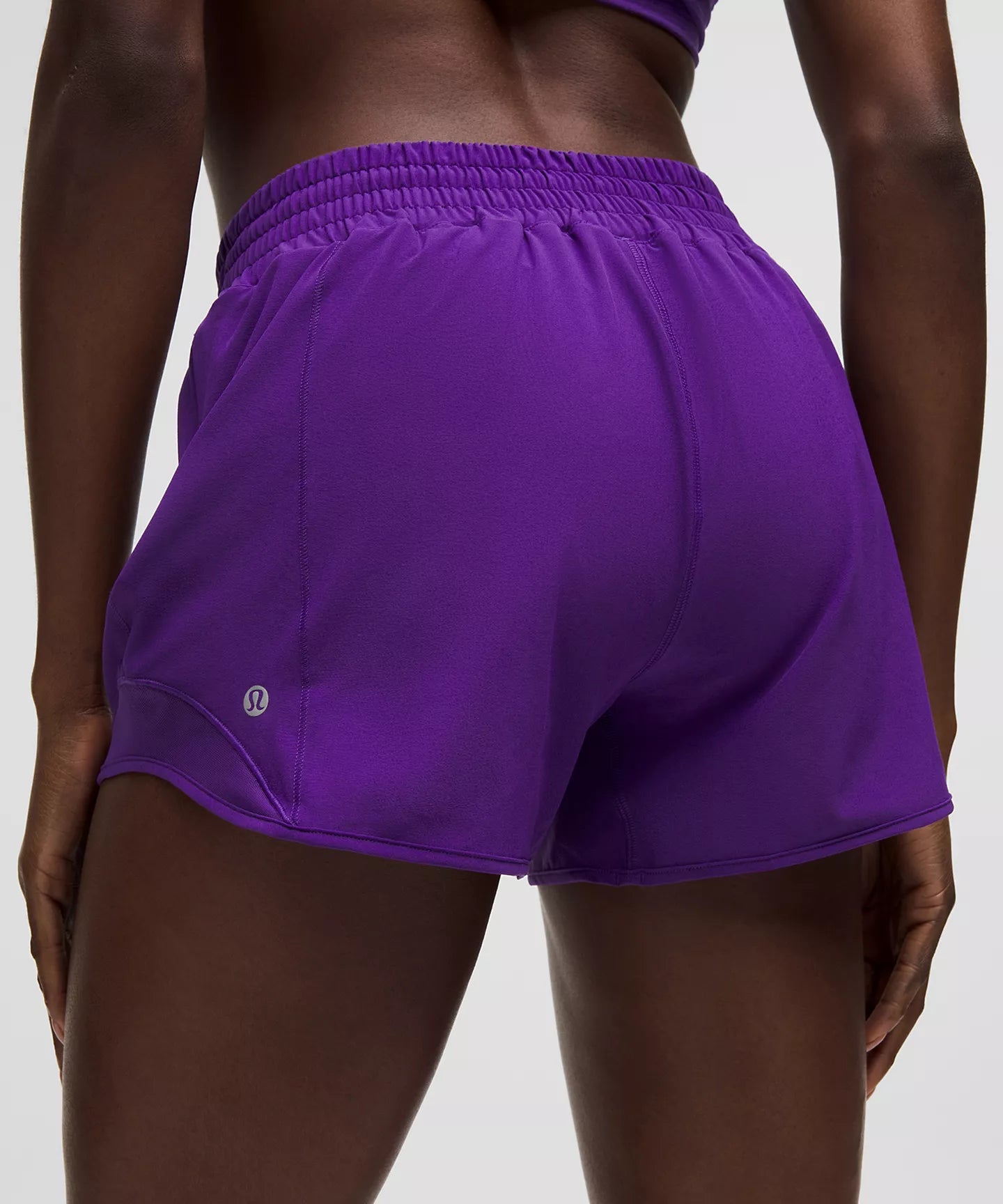 lululemon -  Hotty Hot High-Rise Lined Short 4" - College Purple