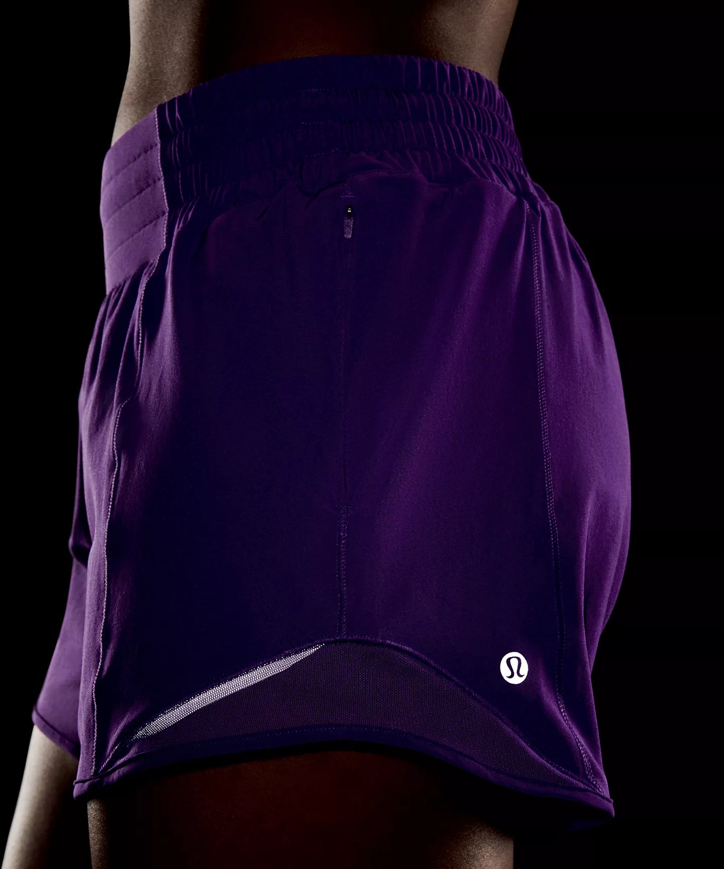 lululemon -  Hotty Hot High-Rise Lined Short 4" - College Purple