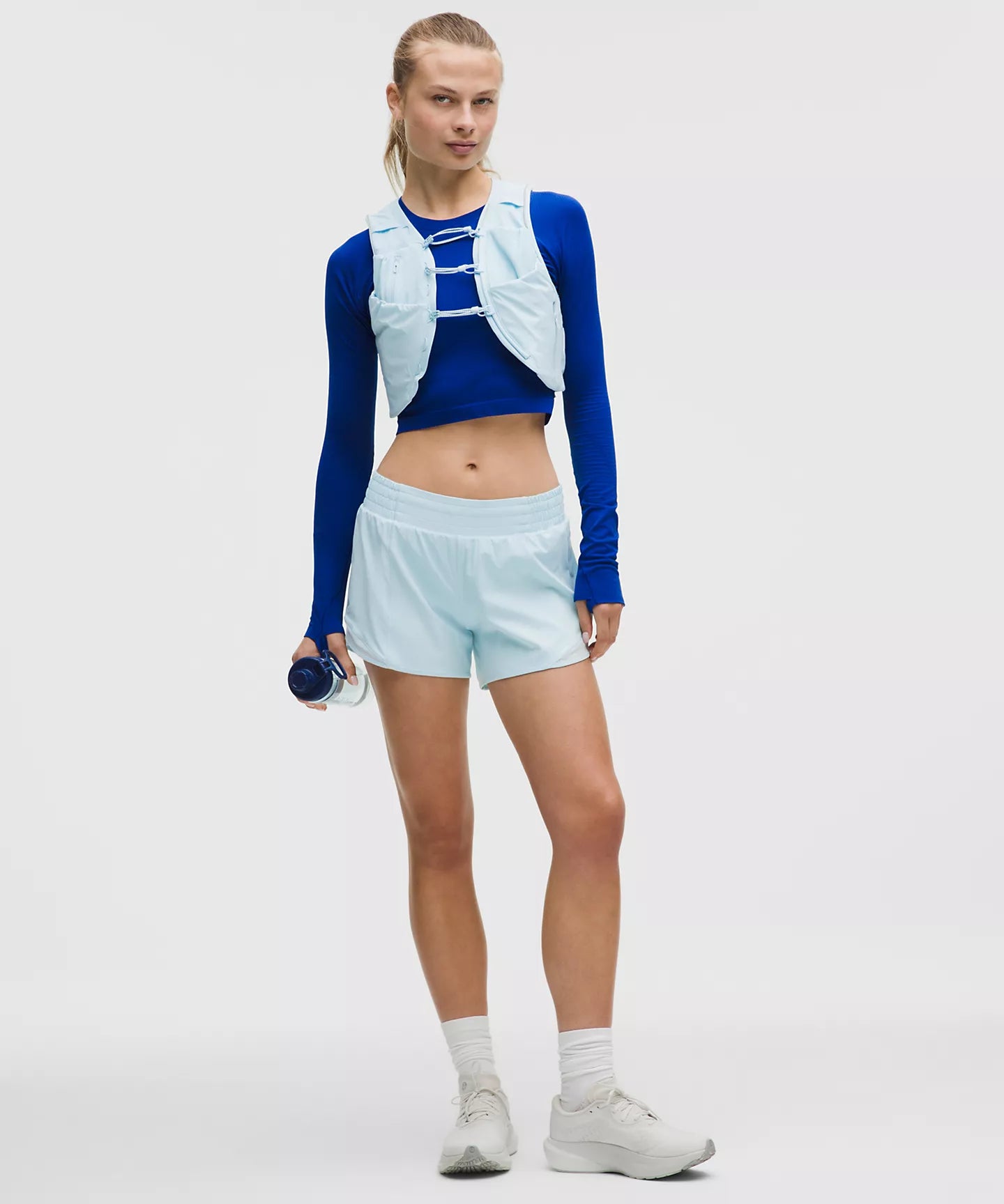 lululemon -  Hotty Hot High-Rise Lined Short 2.5" - Foam Cloud / FOAM