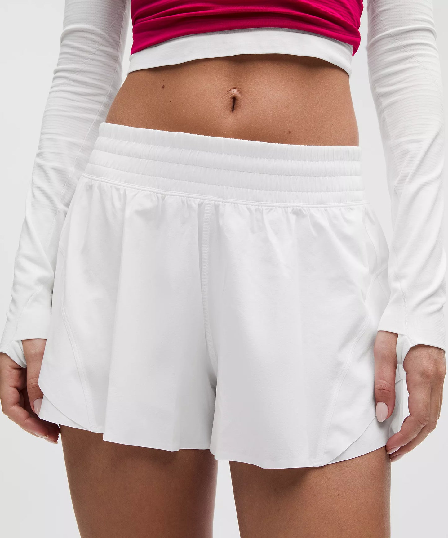 lululemon -  Shake It Out High-Rise Running Short 2.5" - White