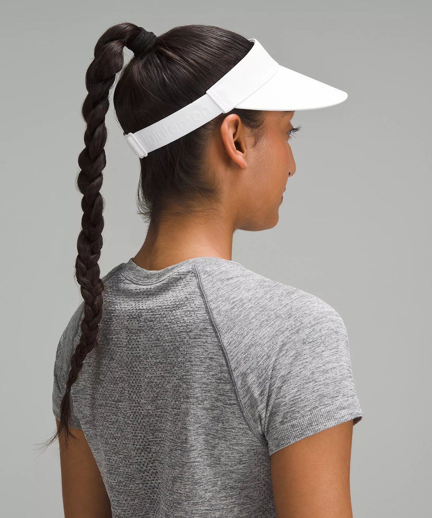 lululemon x Thornbury Fitness & Wellness - Women's Fast Paced Wide Band Running Visor / White