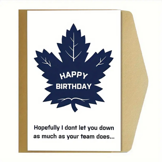Leafs Birthday Card
