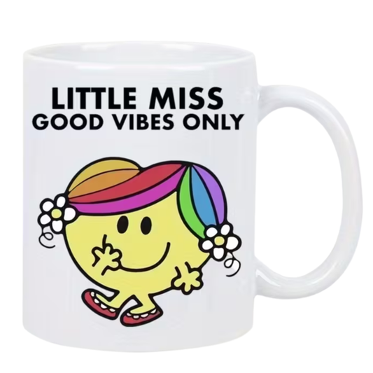 Little Miss Good Vibes Only Coffee Cup