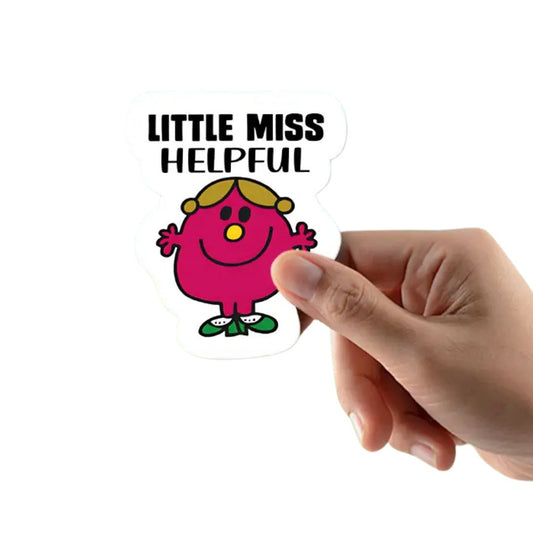 Little Miss Helpful Vinyl Sticker