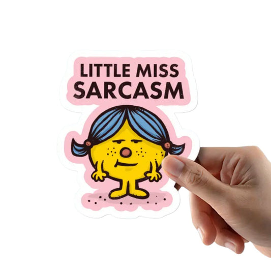 Little Miss Sarcasm Vinyl Sticker
