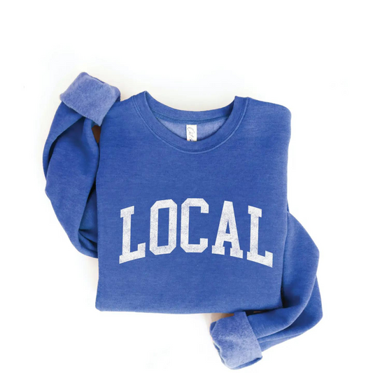 Local Toddler Unisex Graphic Sweatshirt - Heather Royal