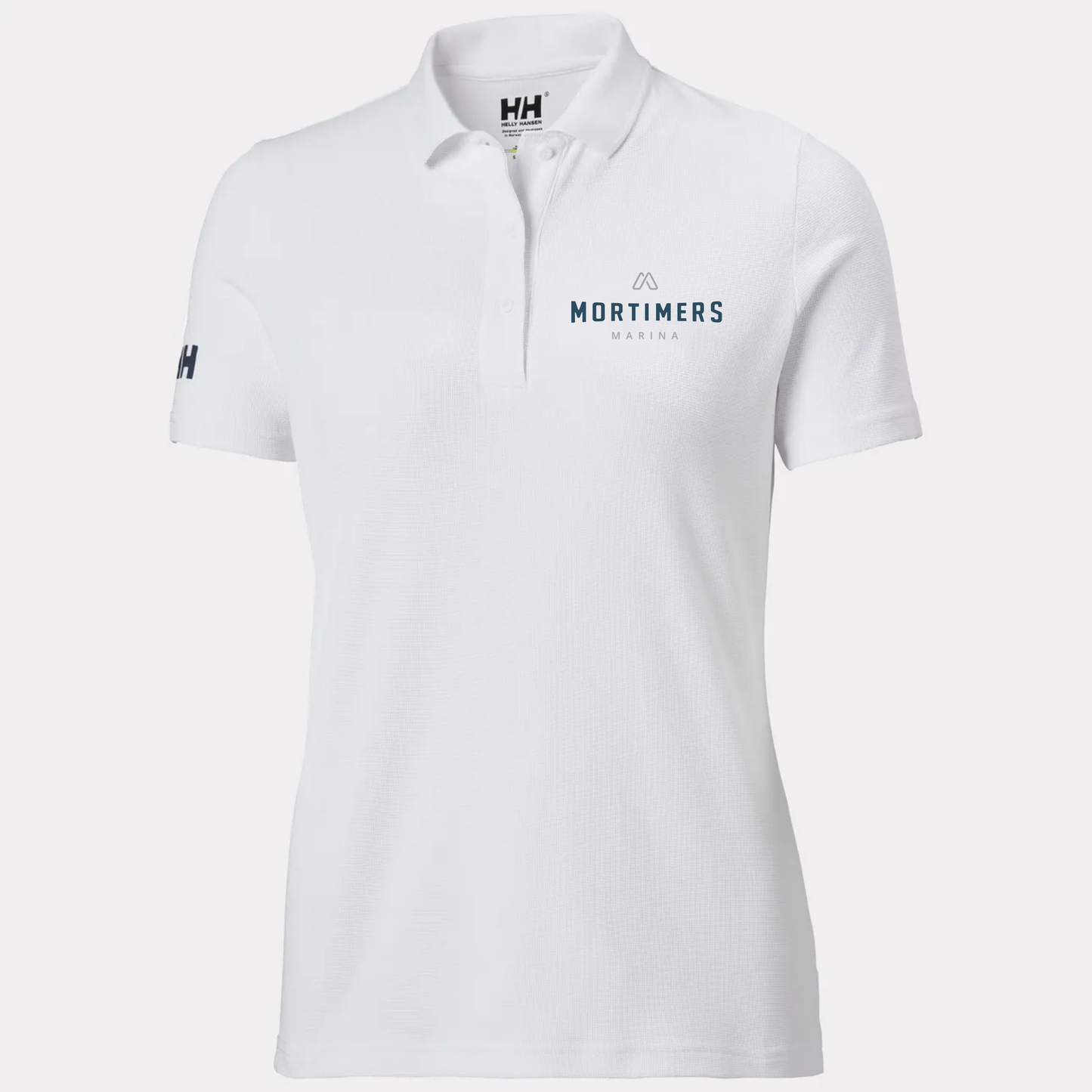 Mortimer's Marina -  Women's Crew Technical Polo Color - White