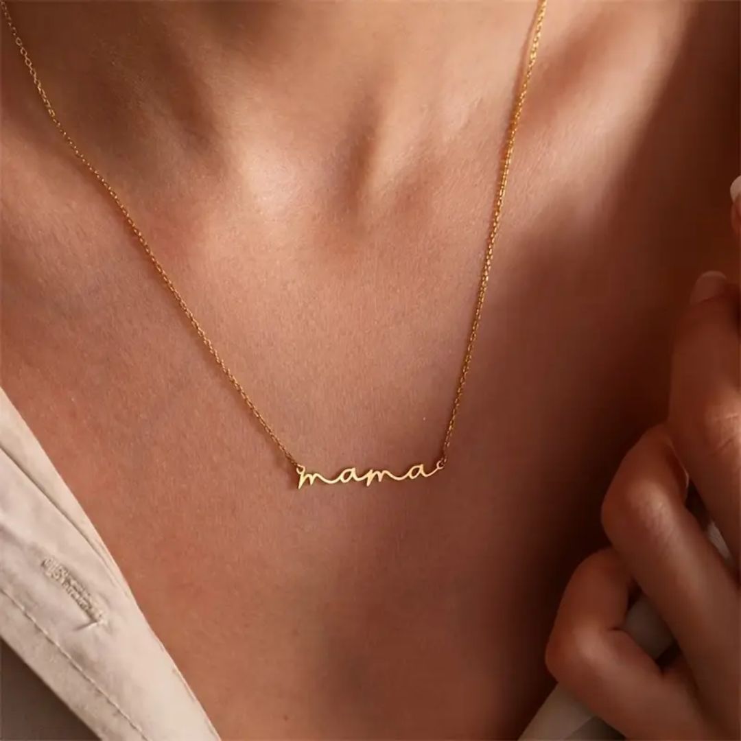 "Mama" Cursive Name Necklace