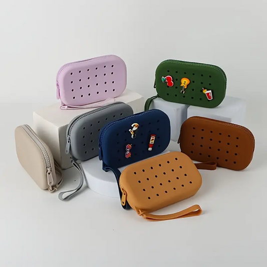 Midi Jibbitz Zippered Pouch - Assorted Colours