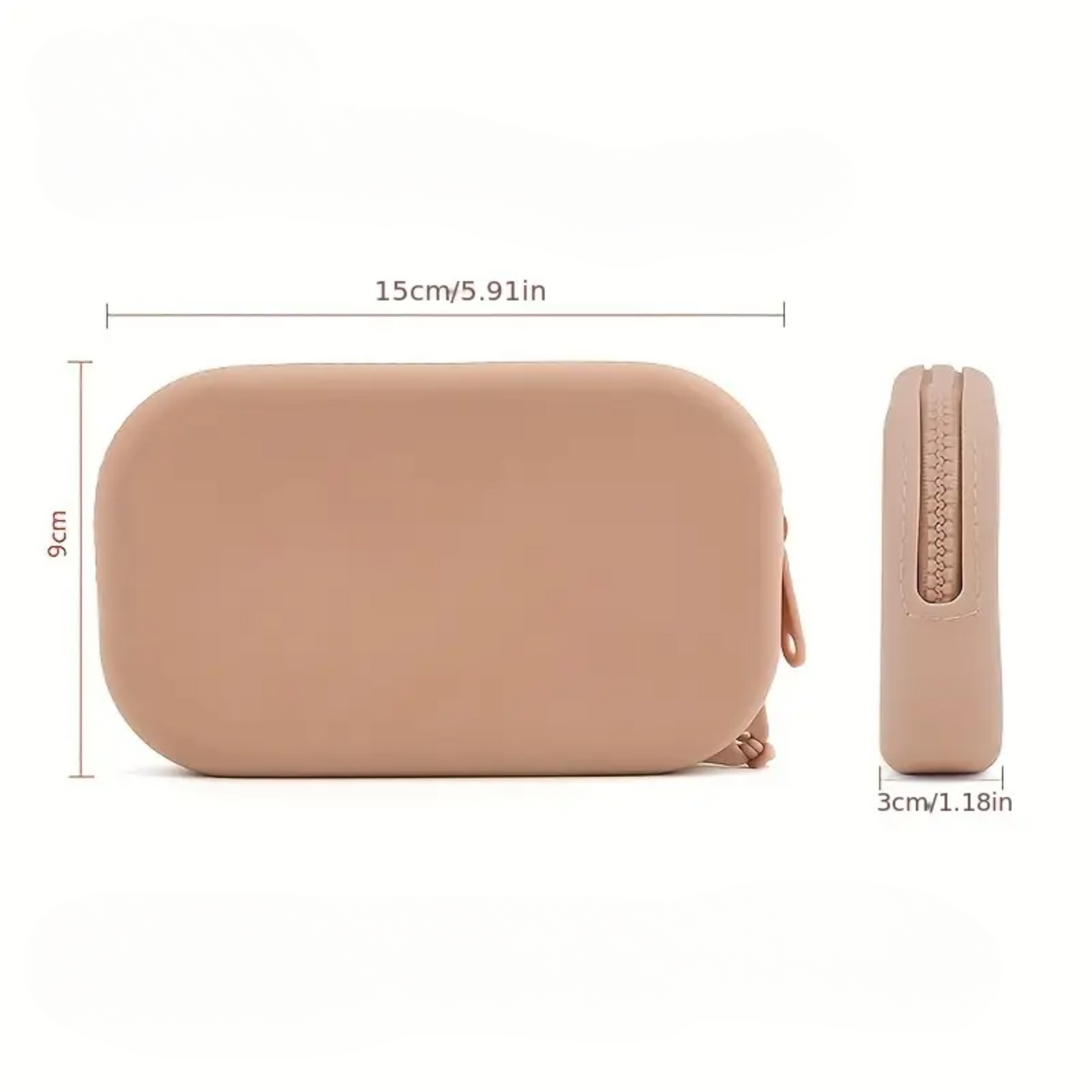 Midi Jibbitz Zippered Pouch - Assorted Colours