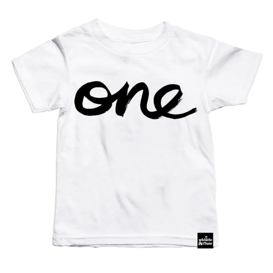 Milestone Brush Script T-Shirt  - One