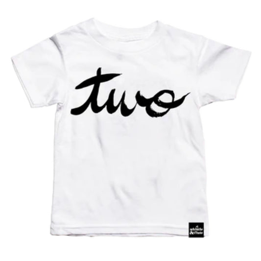 Milestone Brush Script T-Shirt  - Two