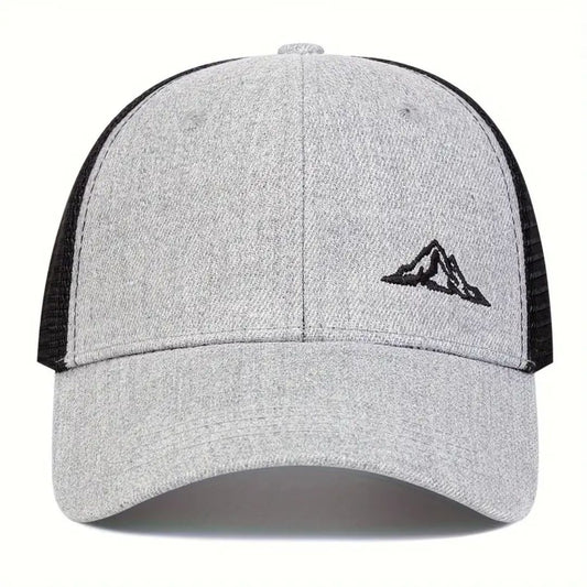 Mountaineer Snapback Hat - Grey/ Black