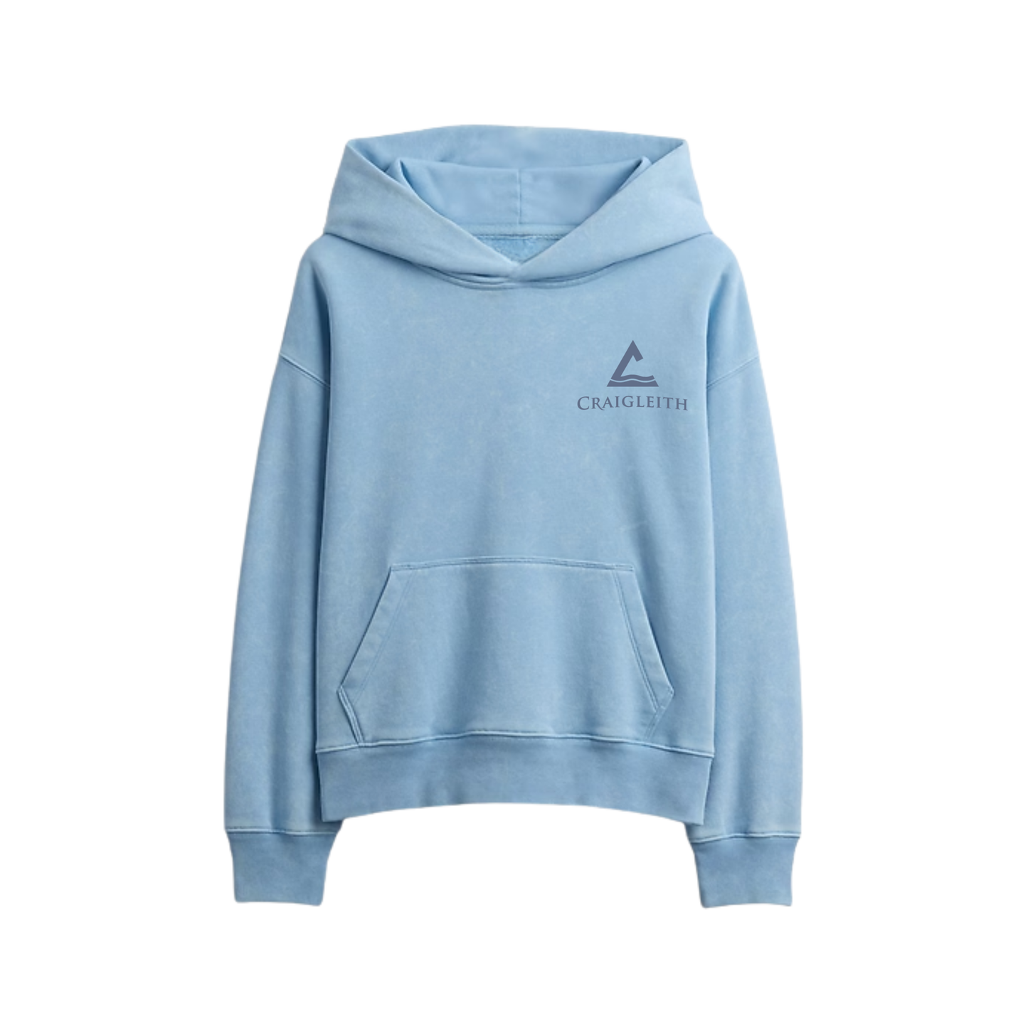 Craigleith Nacho Average Skiers Vintage Soft Hooded Sweatshirt - Blue Focus