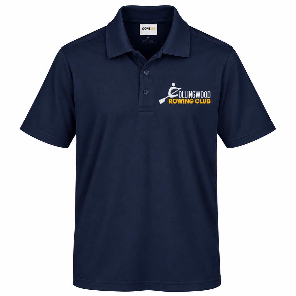 Collingwood Rowing Club Men's Embroidered Performance Polo - Navy