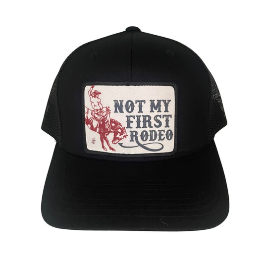 Not My First Rodeo Hat - Black