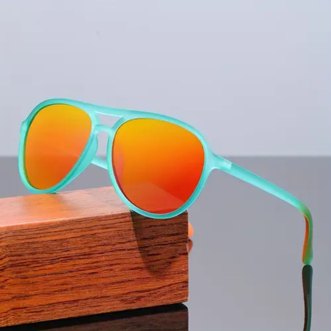 Old School Aviator Sunglasses - Seafoam