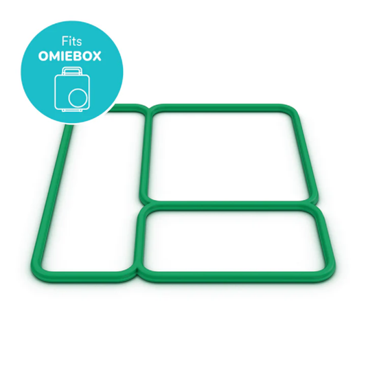 OmieLife V2 Lid Seals - Apple Green