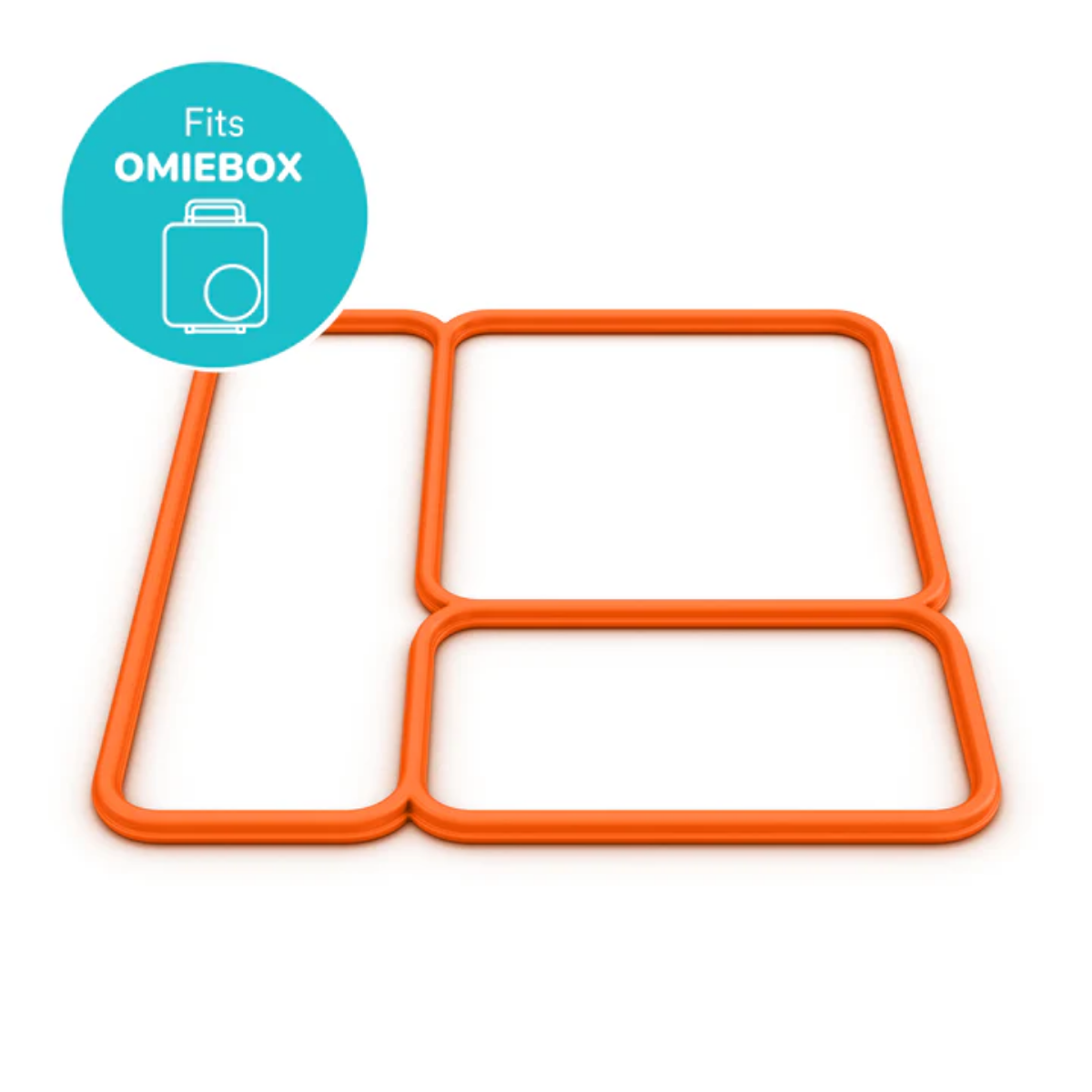 OmieLife V2 Lid Seals - Poppy Orange