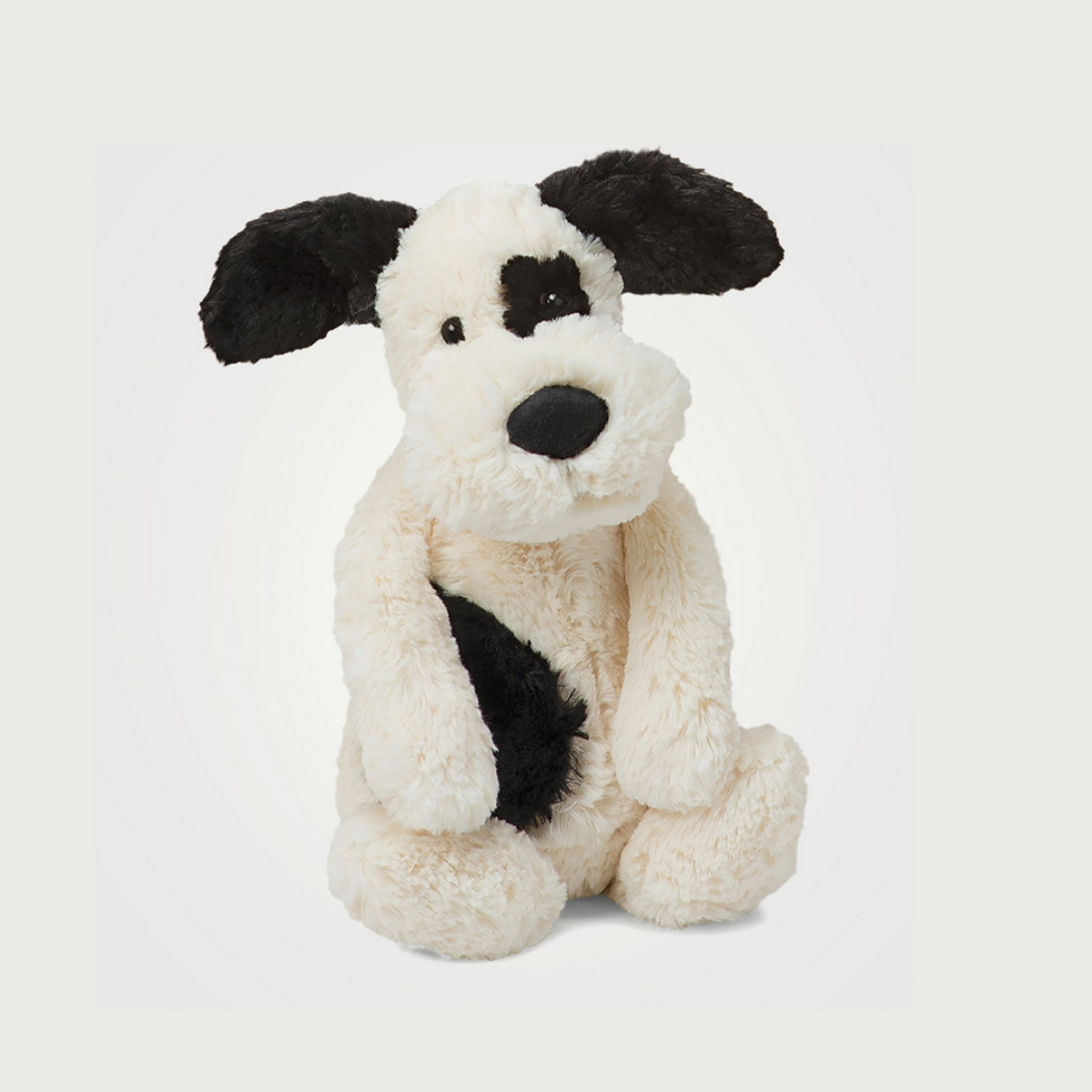 JELLYCAT - Original Bashful Black And Cream Puppy Plush Toy