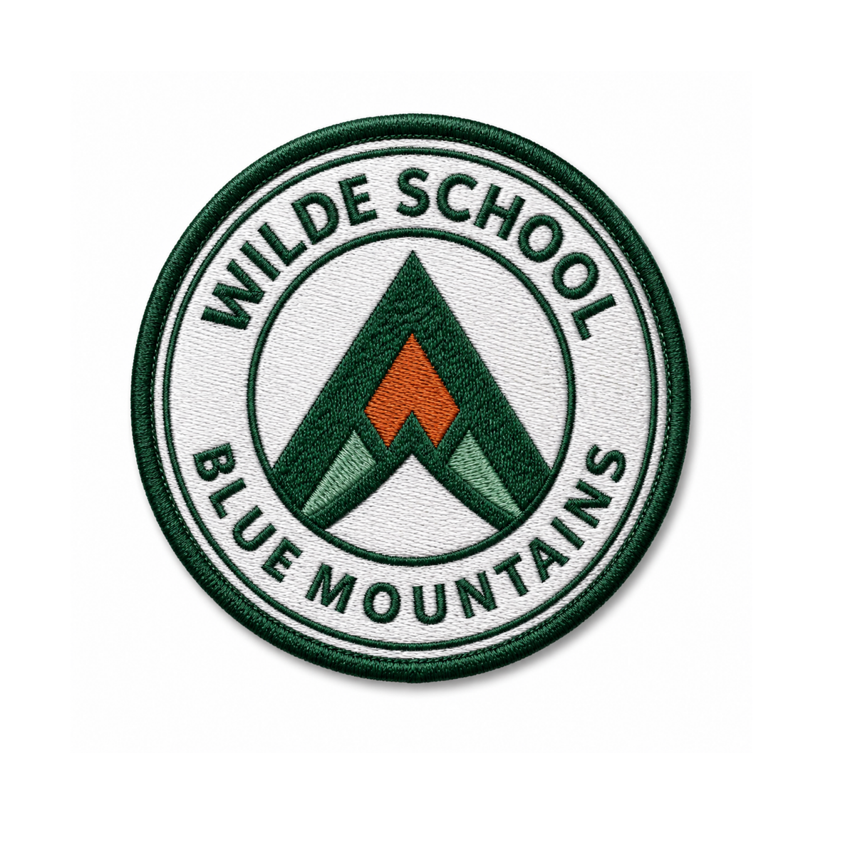 Iron on Patch - WILDE School Blue Mountains