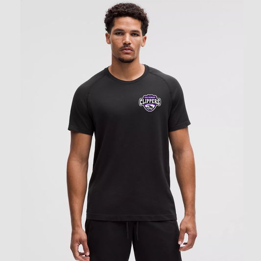Collingwood Clippers x lululemon -  Metal Vent Tech Short-Sleeve Shirt - Black/Black
