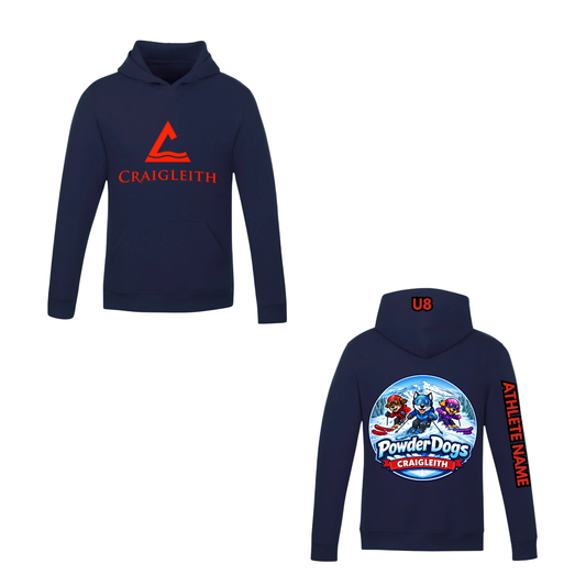 U8 Craigleith Powder Dogs Hooded Sweatshirt - Navy