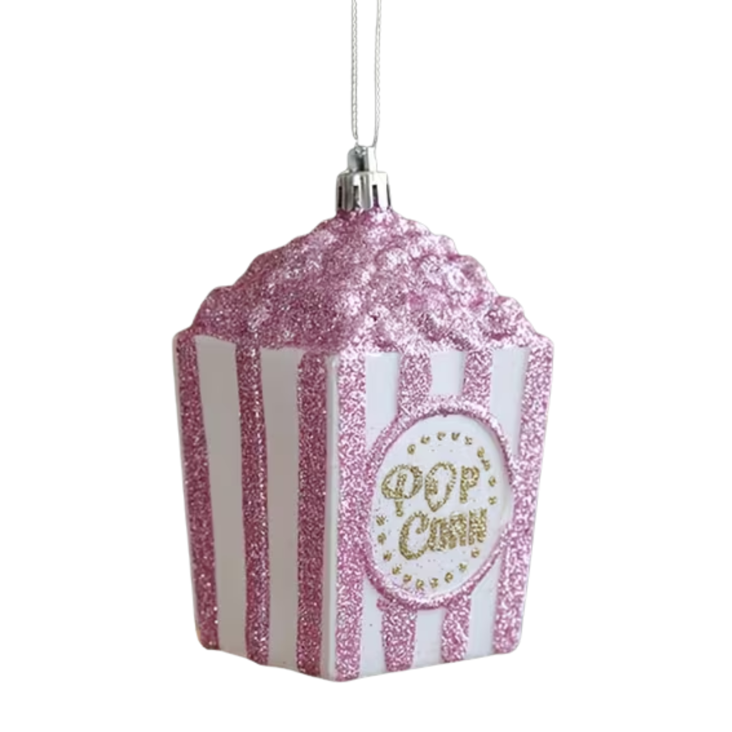 Pastel Popcorn Christmas Ornament