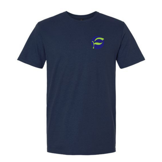 Pretty River Academy Logo Tee - Navy