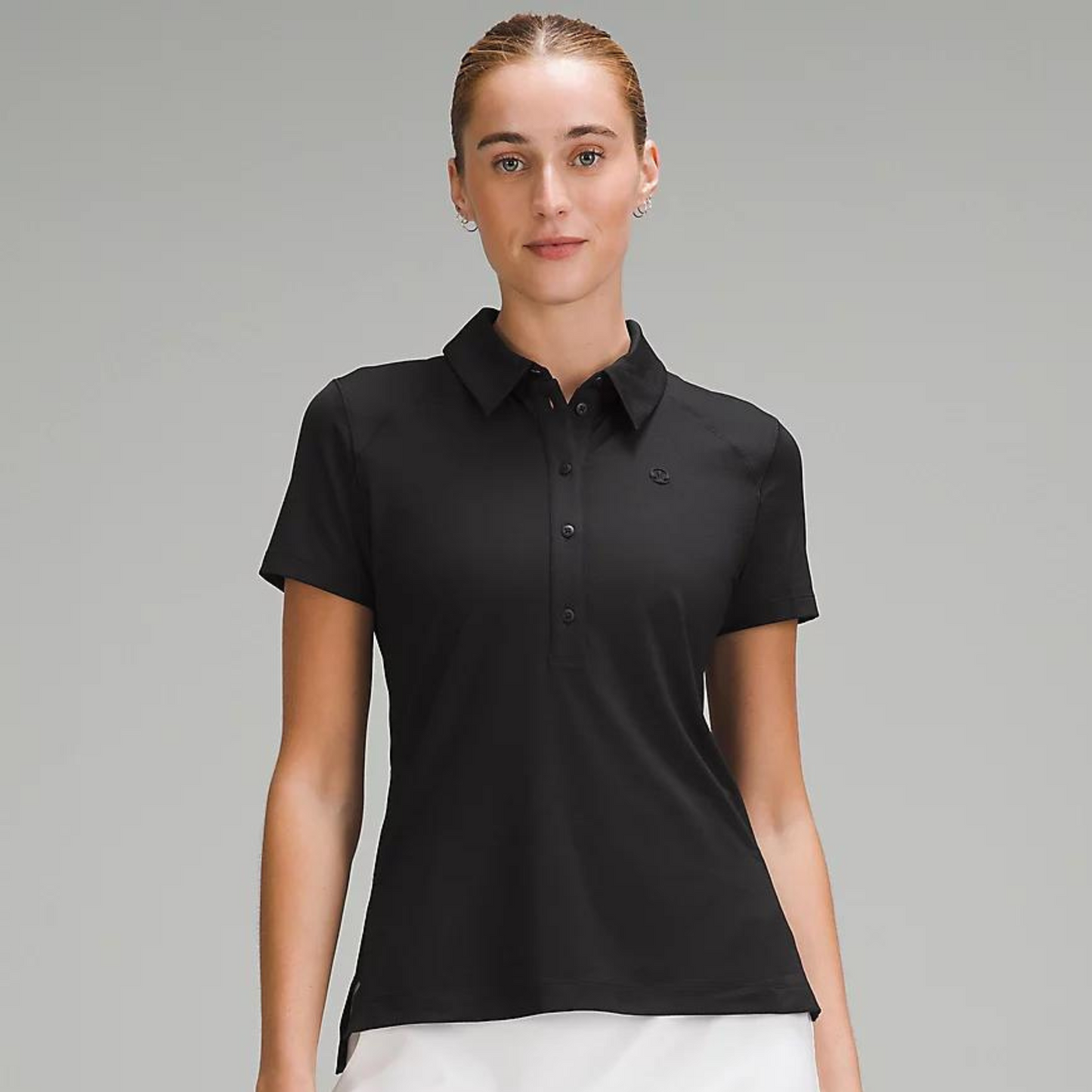 lululemon -  Quick-Dry Short-Sleeve Polo Shirt - Black