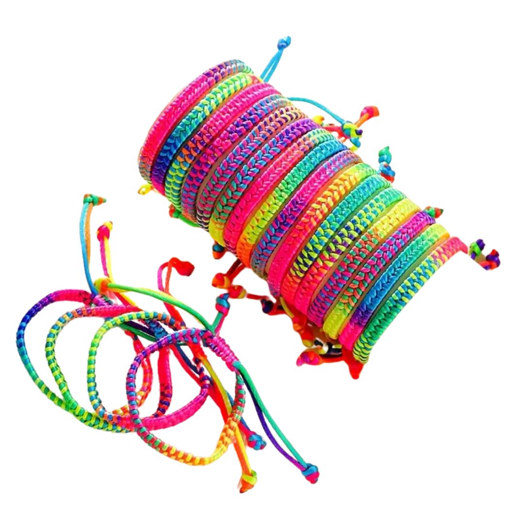 Rainbow Rope Friendship Bracelet