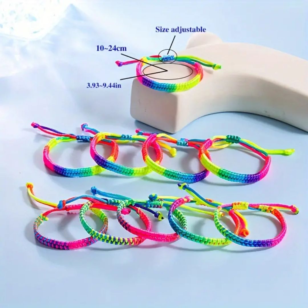 Rainbow Rope Friendship Bracelet