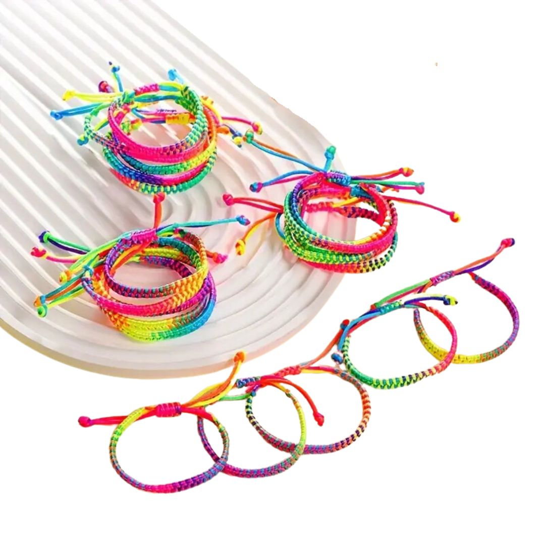 Rainbow Rope Friendship Bracelet