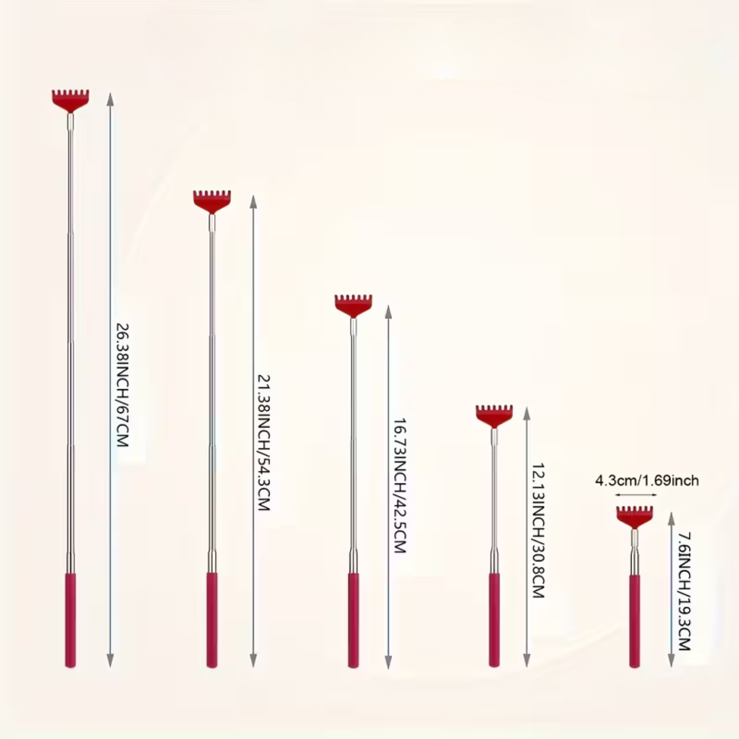 Rake Claw Itch Reliever - Various Colours