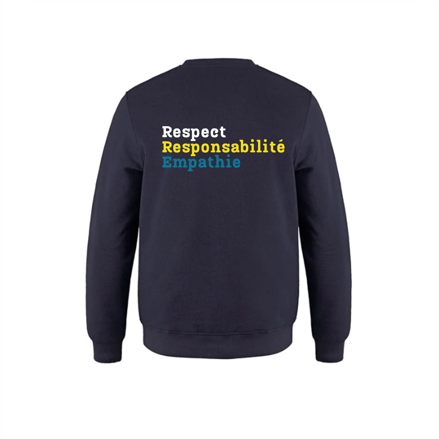 Notre-Dame-de-la-Huronie Crewneck Sweatshirt - Large Logo /  Navy